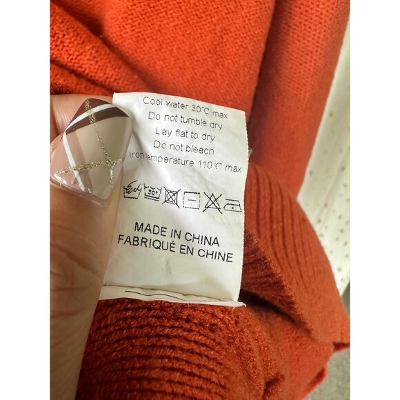 Unbranded Women's Crew Neck Long Sleeve Chunky Oversize Pullover Knit Sweater L - Picture 7 of 7